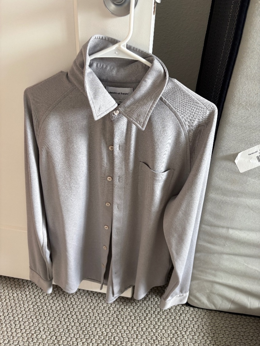 Ministry of Supply Gray Performance Button-Down